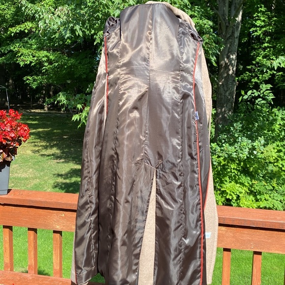 NWOT, Calvin Klein maxi coat, brown/taupe color,see measurements and photos - Picture 5 of 15